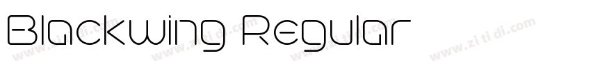 Blackwing Regular字体转换 Blackwing Regular字体转换